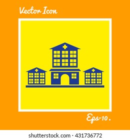 Hospital Icon. Eps-10.
