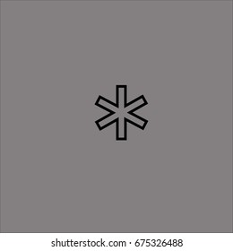 HOSPITAL ICON FLAT DESIGN 
