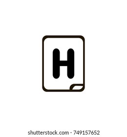 Hospital Icon. flat design