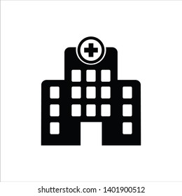 hospital icon flat design collection