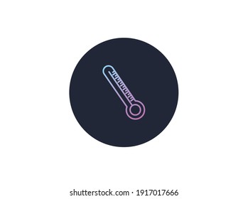 Krankenhaussymbol Gradient Thermometer 2