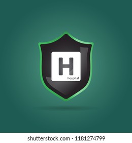 hospital icon for health