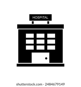 Hospital icon illustrated in vector
