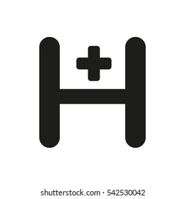 hospital icon illustration isolated vector sign symbol