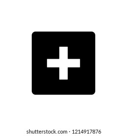 Hospital icon. One of simple collection icons for websites, web design, mobile app