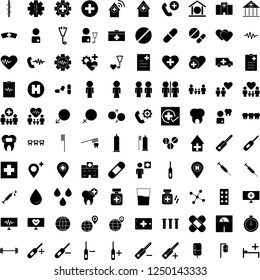 hospital icon set