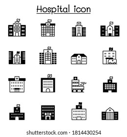 Hospital icon set vector illustration graphic design