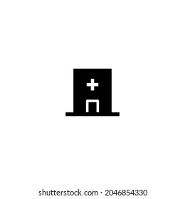 Icono de hospital simple vector ilustración perfecta
