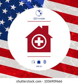 Hospital icon symbol