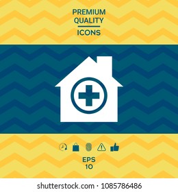 Hospital icon symbol