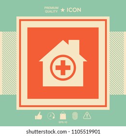 Hospital icon symbol