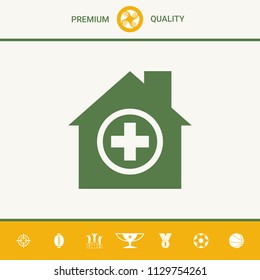 Hospital icon symbol
