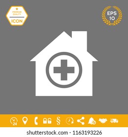 Hospital icon symbol