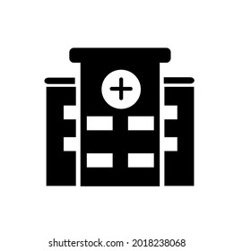 Hospital icon symbol illustration on white background