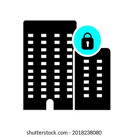 Hospital icon symbol illustration on white background