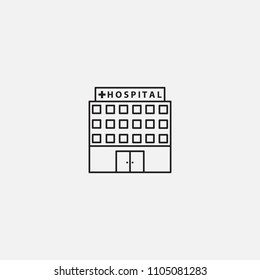 hospital icon template design