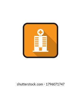 Hospital icon template flat design