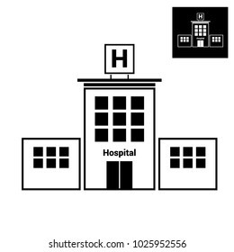 hospital icon vector