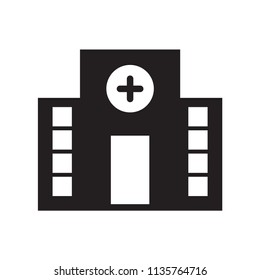 Hospital icon vector