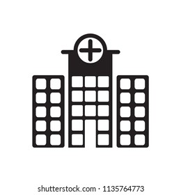 Hospital icon vector
