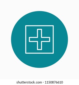 hospital icon vector