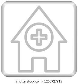 hospital icon vector
