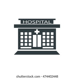 Hospital icon, Vector
