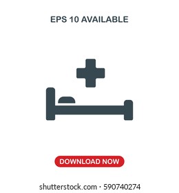 Hospital icon vector