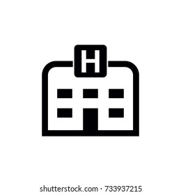 hospital icon vector