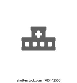 Hospital icon vector