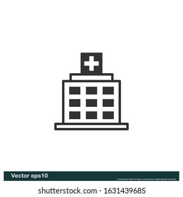 Hospital Icon Vector Design Element Eps10