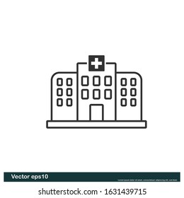 Hospital Icon Vector Design Element Eps10