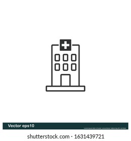 Hospital Icon Vector Design Element Eps10