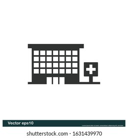 Hospital Icon Vector Design Element Eps10