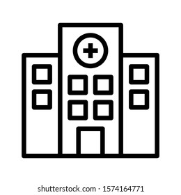 Hospital Icon Vector Design Illustration