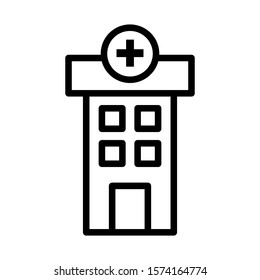 Hospital Icon Vector Design Illustration