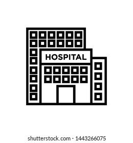 hospital icon vector design template