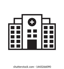 Hospital icon vector design template