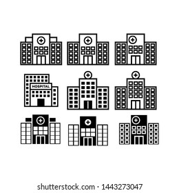 hospital icon vector design template