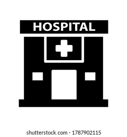 Hospital icon vector design template