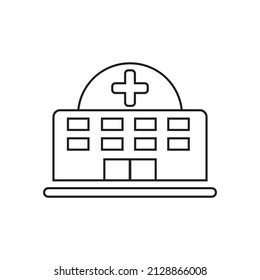 hospital icon vector design template