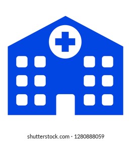 Hospital icon. Vector illustration