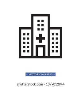 hospital icon vector illustration