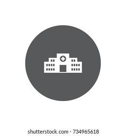 hospital icon. Vector illustration.