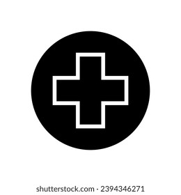 Hospital icon vector. Medic illustration sign. Nurse symbol or logo.