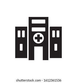 Hospital icon vector trendy design