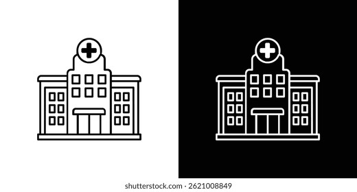 Hospital icon vector for web, and mobile app