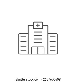 Symbol für Krankenhaussymbole, Vektorelemente für Infografiken