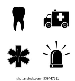 Hospital icons  vector set
