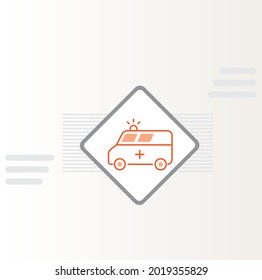 Hospital Indemnity Insurance Icon Vector Design